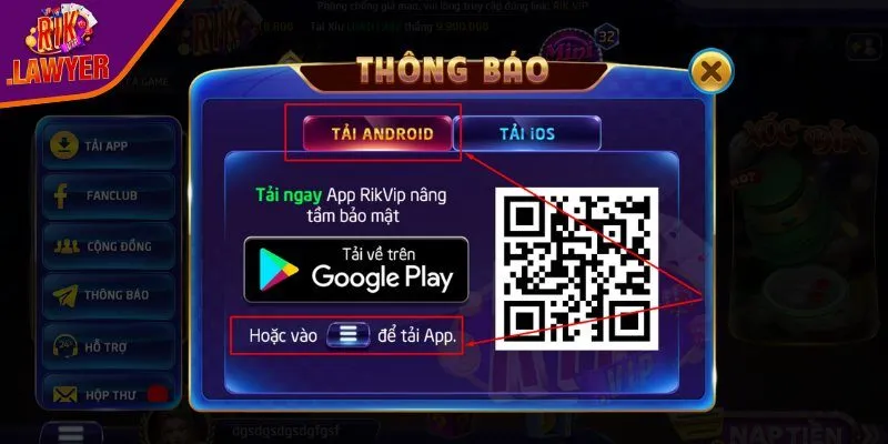 Hướng dẫn tải game RIKVIP bản android chuẩn xác, hiệu quả