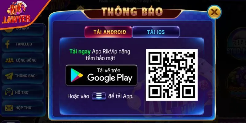 Hướng dẫn tải Rikvip trên Android cho người chơi