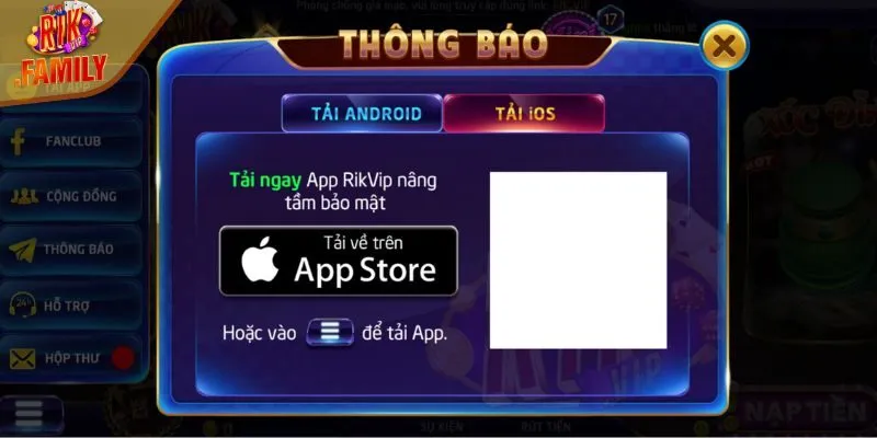 Tải app RIKVIP cho iOS